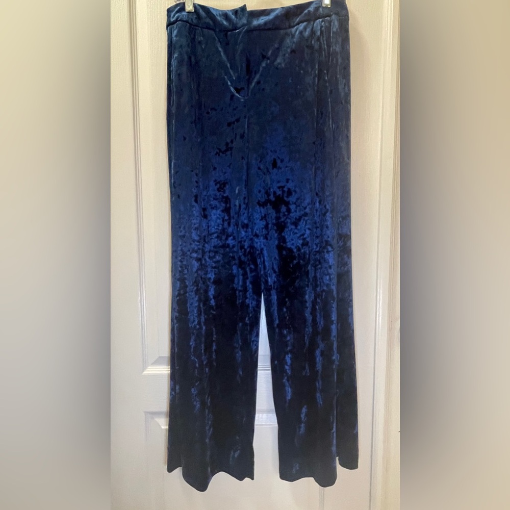 Cynthia Rowley Blue Velvet Pants